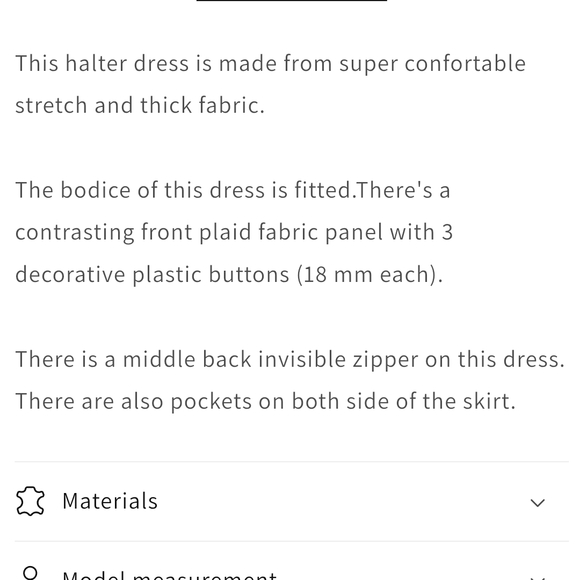 🇨🇦 Putré-Fashion All Dolled Up Dress | Plaid Panel | Retro Pinup | Size LG - Picture 10 of 13